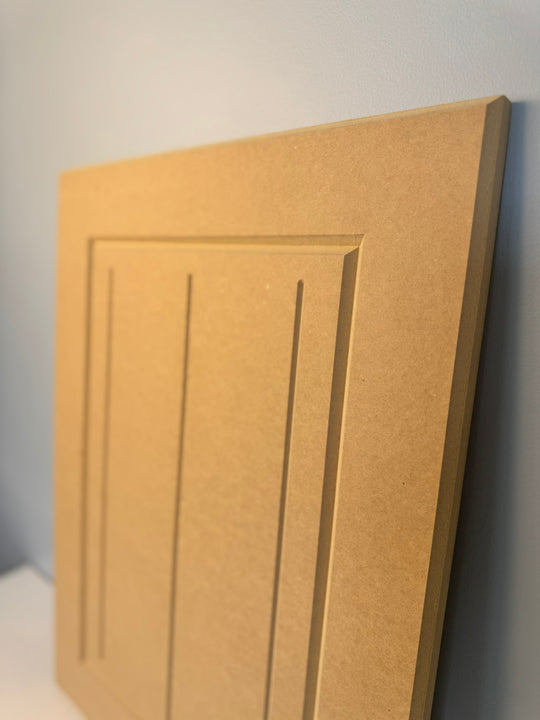 Slab Bevel V-Groove - Custom MDF Door