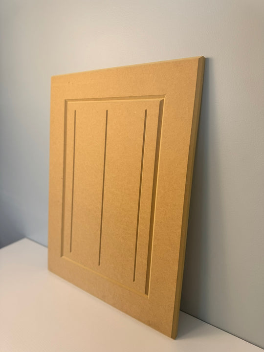 Slab Bevel V-Groove - Custom MDF Door